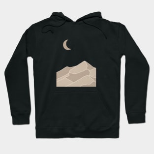 Mountain and moon Hoodie